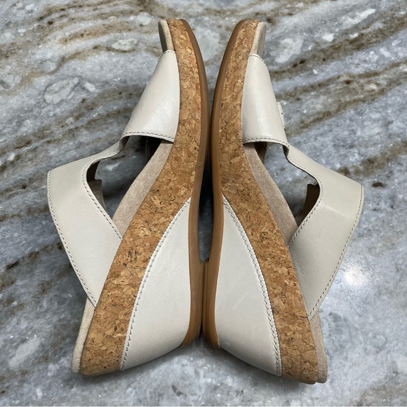 Dansko Carla Ivory Cream Buckled Wedge Sandals EU 40 - Picture 6 of 12